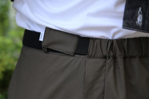Graphpaper Stretch Typewriter Slim Chef Pants"GRAY" Style.2020.8.2.