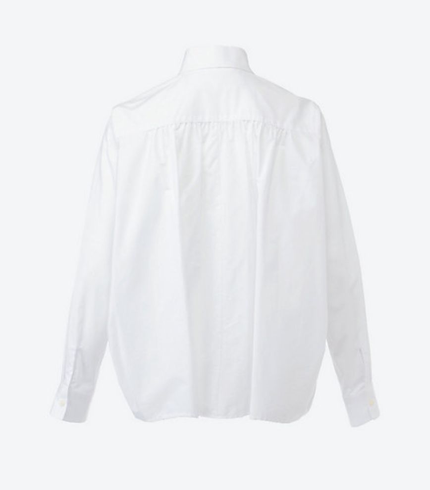 tao 26FW 綿ブロードギャザーブラウス(TZ-B006-051-2)WHITE☆8月7日(金)発売！