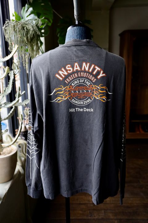 セントマイケル25SS INSANITY ML_LS TEE(SM-HR8-0000-C41)BLACK
