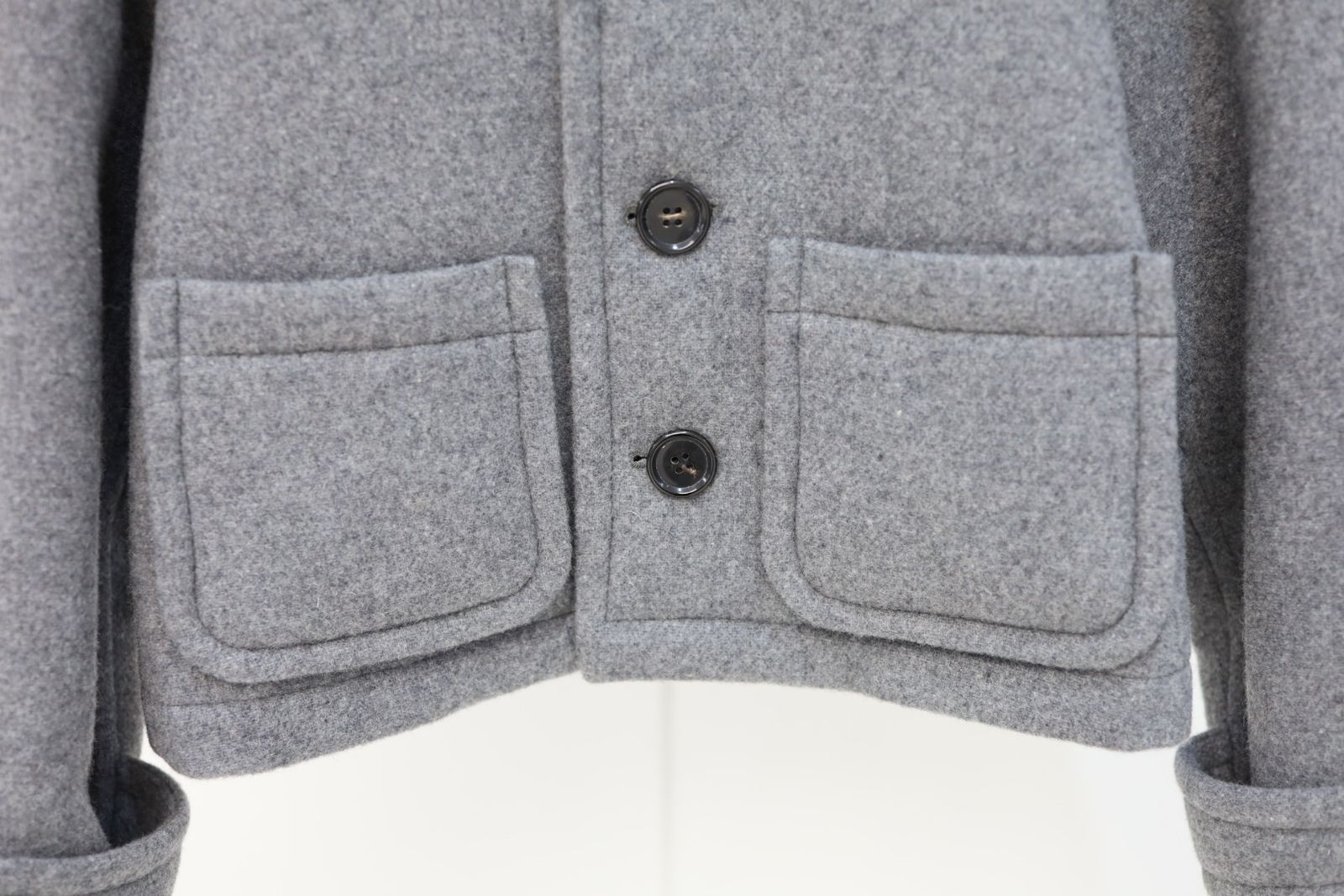 tao 26FW ウールエステルフラノ先染ジャケット(TR-J007-051-2)TOP GRAY☆10月16日(金)発売！