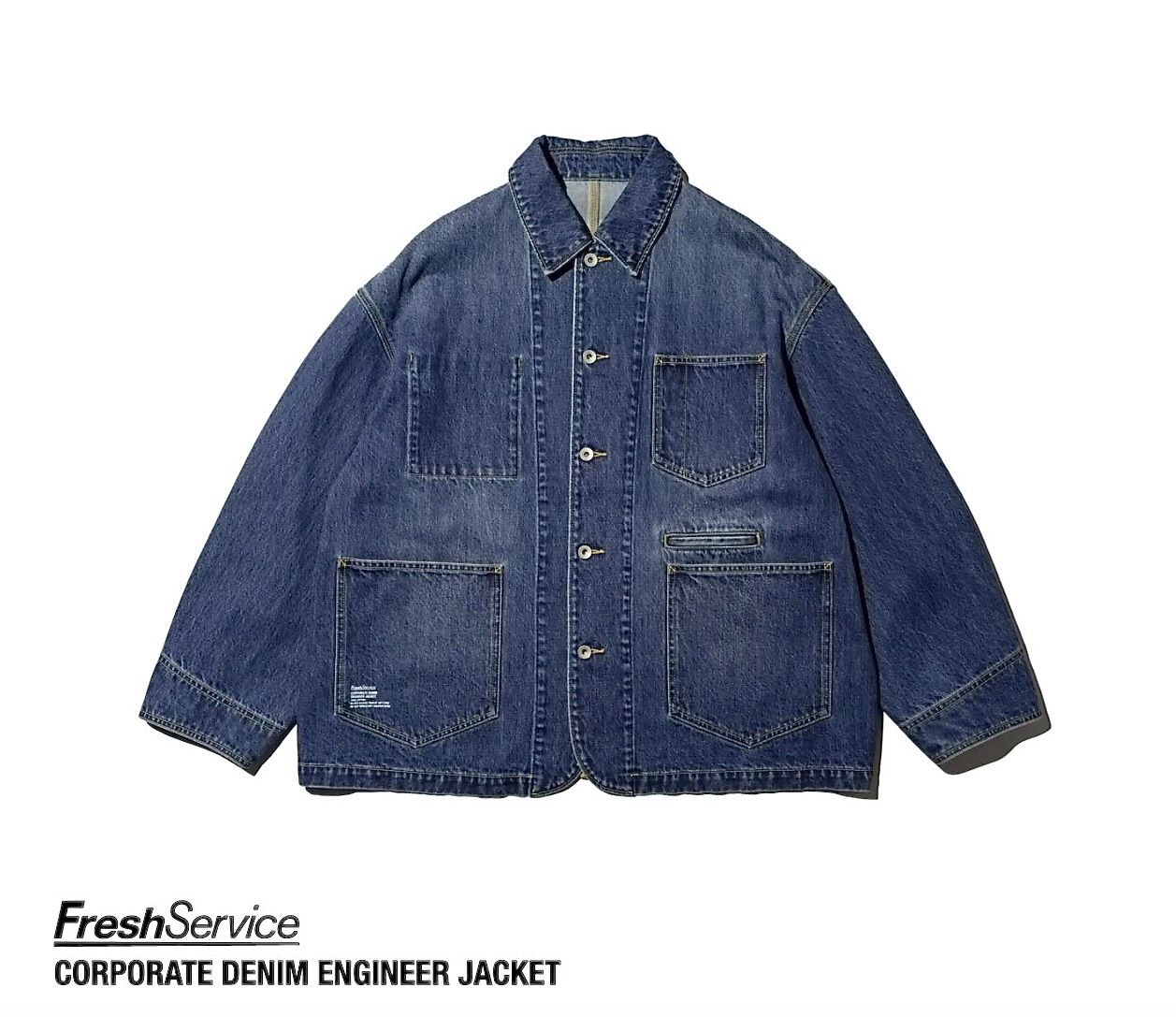 フレッシュサービス CORPORATE DENIM ENGINEER JACKET (FSC261-30211FB)DARK WASH☆12月20日(土)発売！