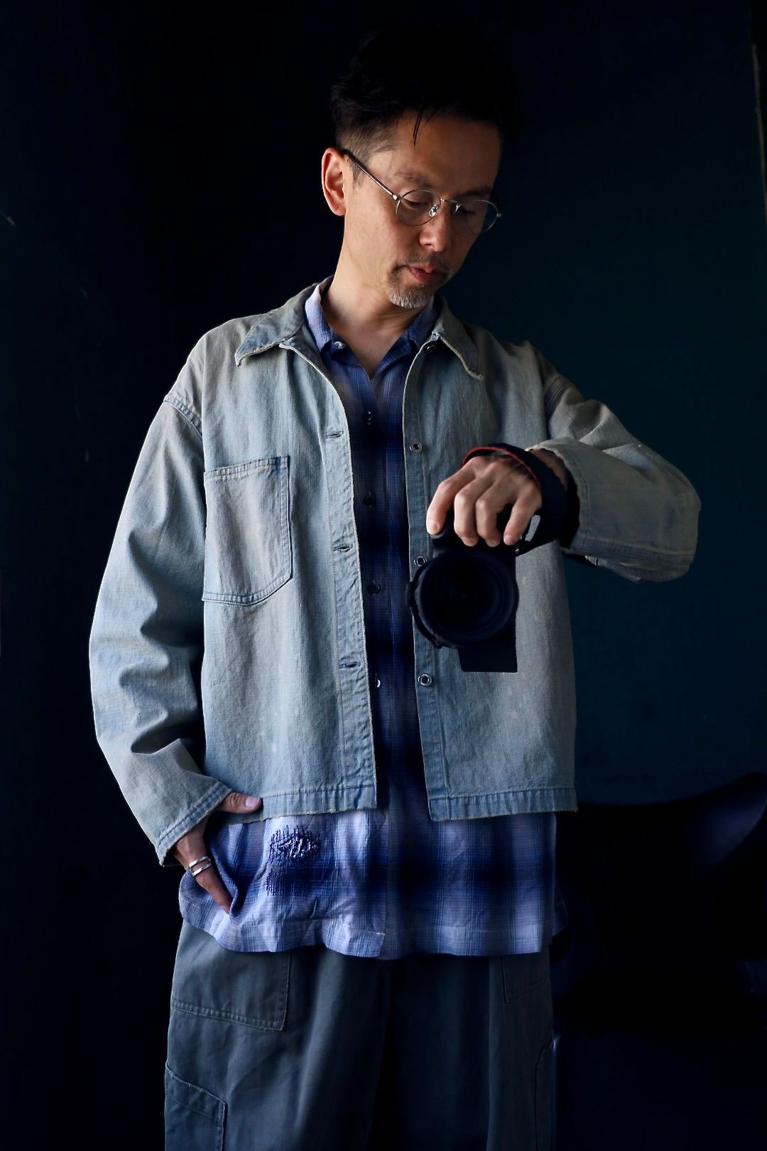 A.PRESSE 24SS 新作US NAVY Denim Jacket style 2024.3.9 | 4385
