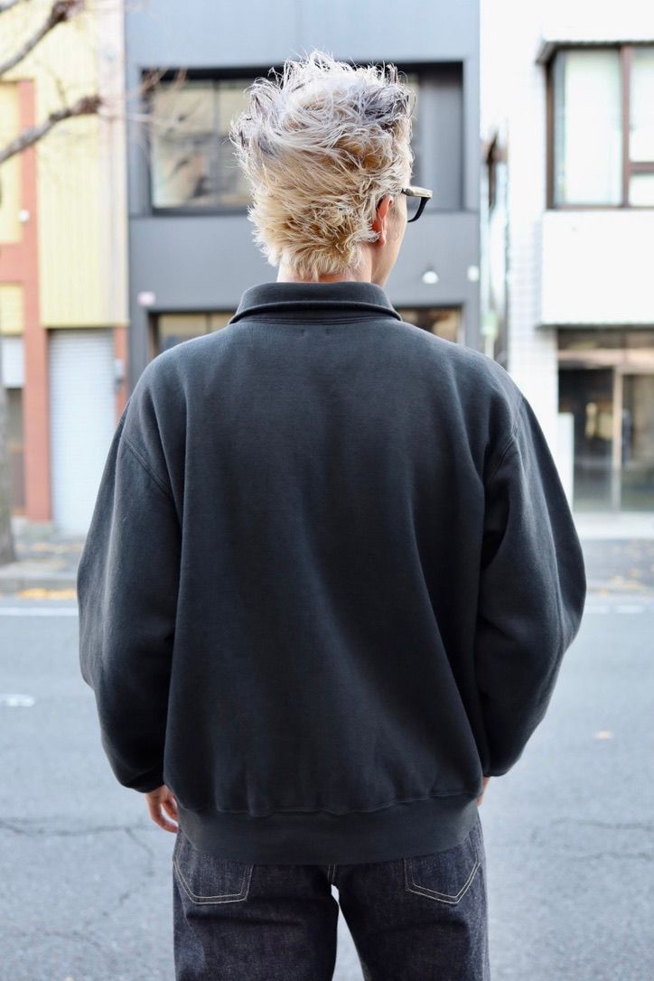 A.PRESSE Vintage Sweat Cardigan MARKスタイル