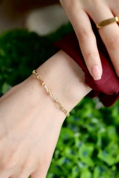 XOLO JEWELRY ブレスレット / Lantern Link Bracelet -3mm-Gold-(XOB119)