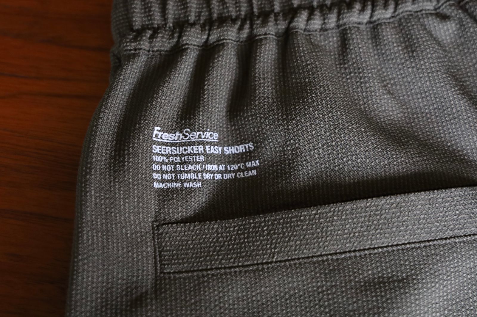 フレッシュサービス SEERSUCKER EASY SHORTS (FSC252-40044)KHAKI