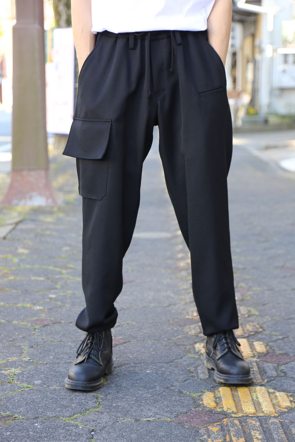yohji yamamoto I-左胸片玉P付モッズコートStyle.2020.10.20