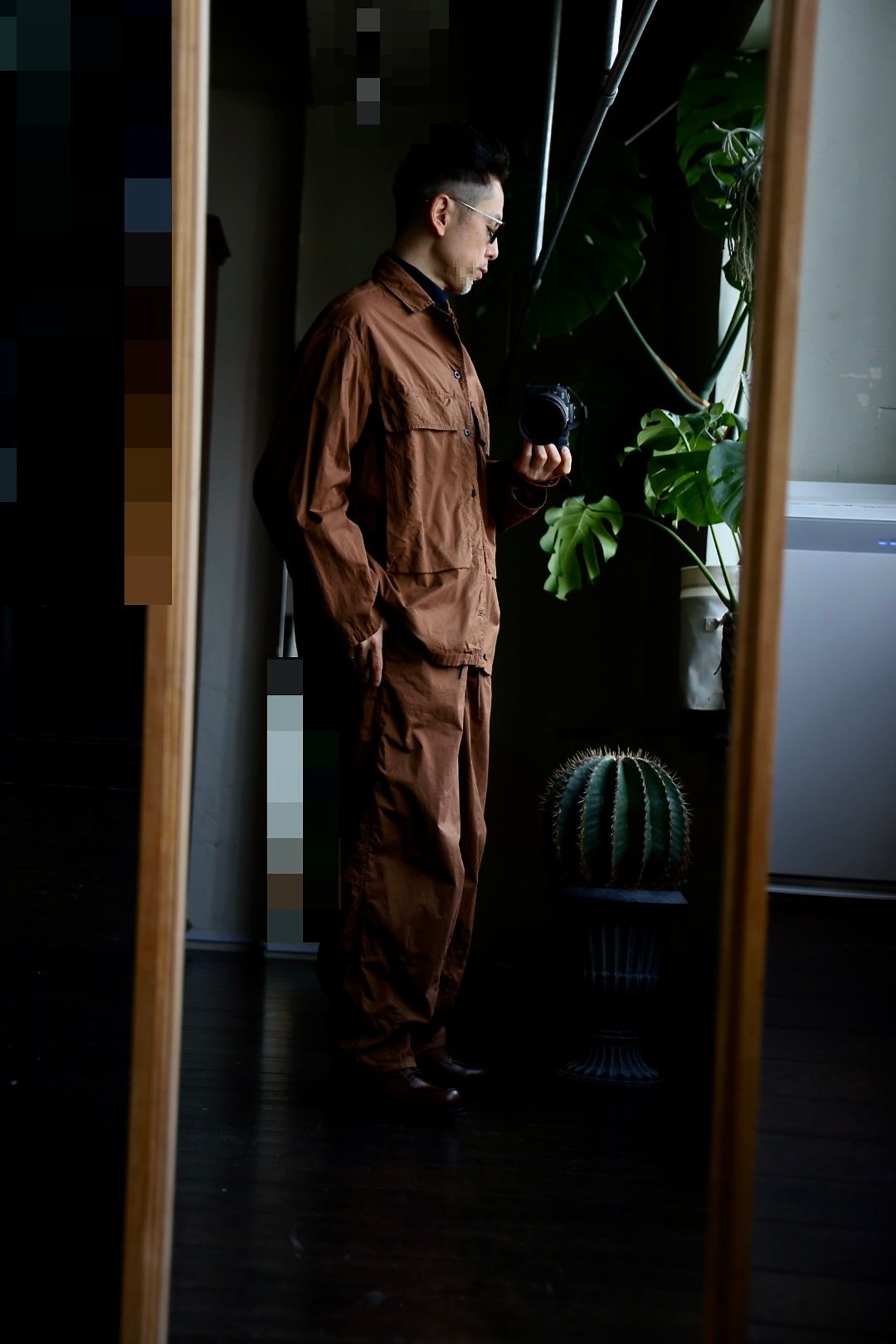 Graphpaper Garment Dyed Typewriter Fatigue Shirt (2 COLORS