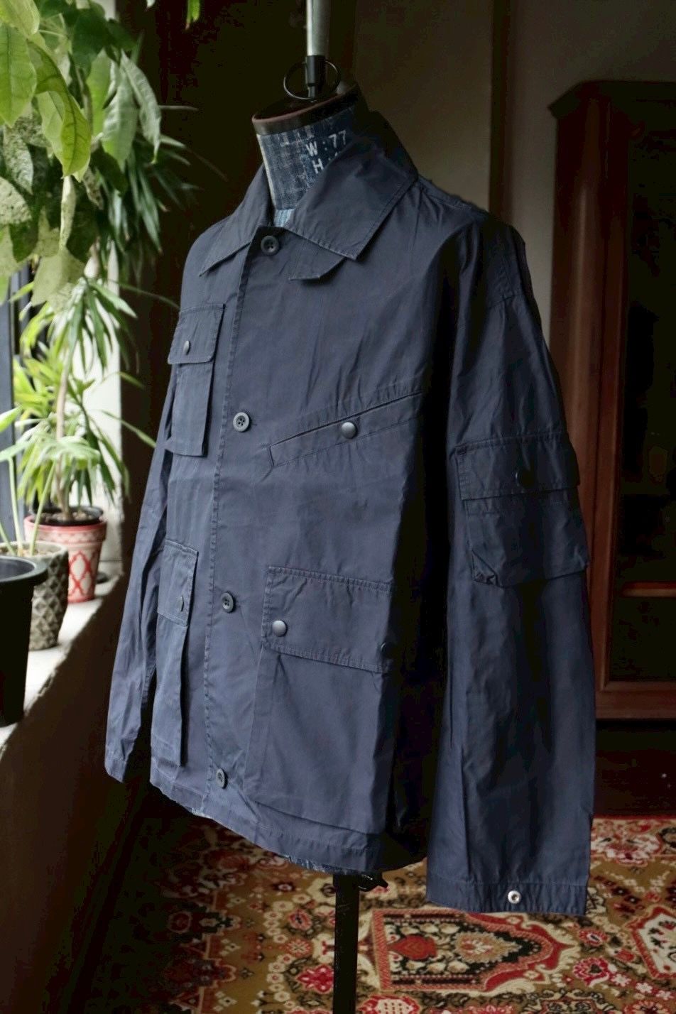 フレッシュサービス WAXED POPLIN FISHING JACKET (FSC253-20117)NAVY