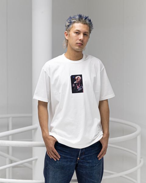アイジュンヤワタナベマン 26SS BerBerJinコラボ David BowieプリントTシャツ(WQ-T909-101)WHITE☆5月15日(金)発売！