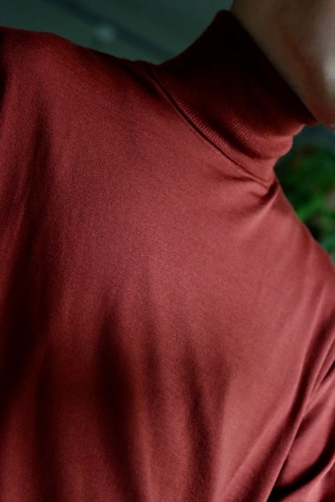 グラフペーパー22AW High Gauge High Neck Knitスタイル.2022.8.13.