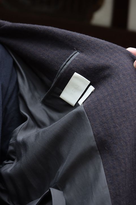 YOKE DOUBLE BREAST OVERCOAT(YK21AW0242C) style.2021.9.13.