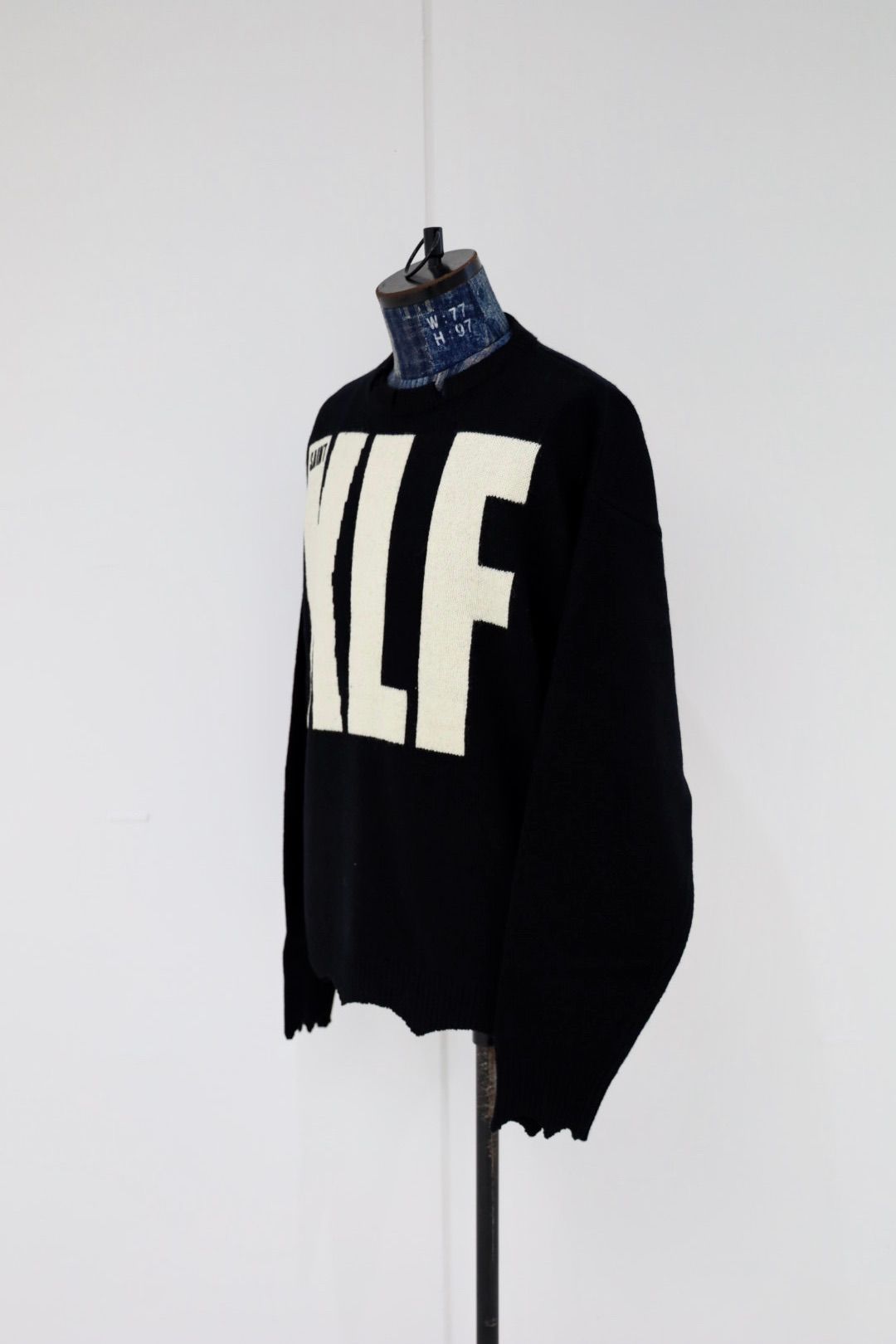 セントマイケル KLF_CREW NECK KNIT/KLF/BLACK(SM-HR1-0000-C08)☆10月25日(土)発売！