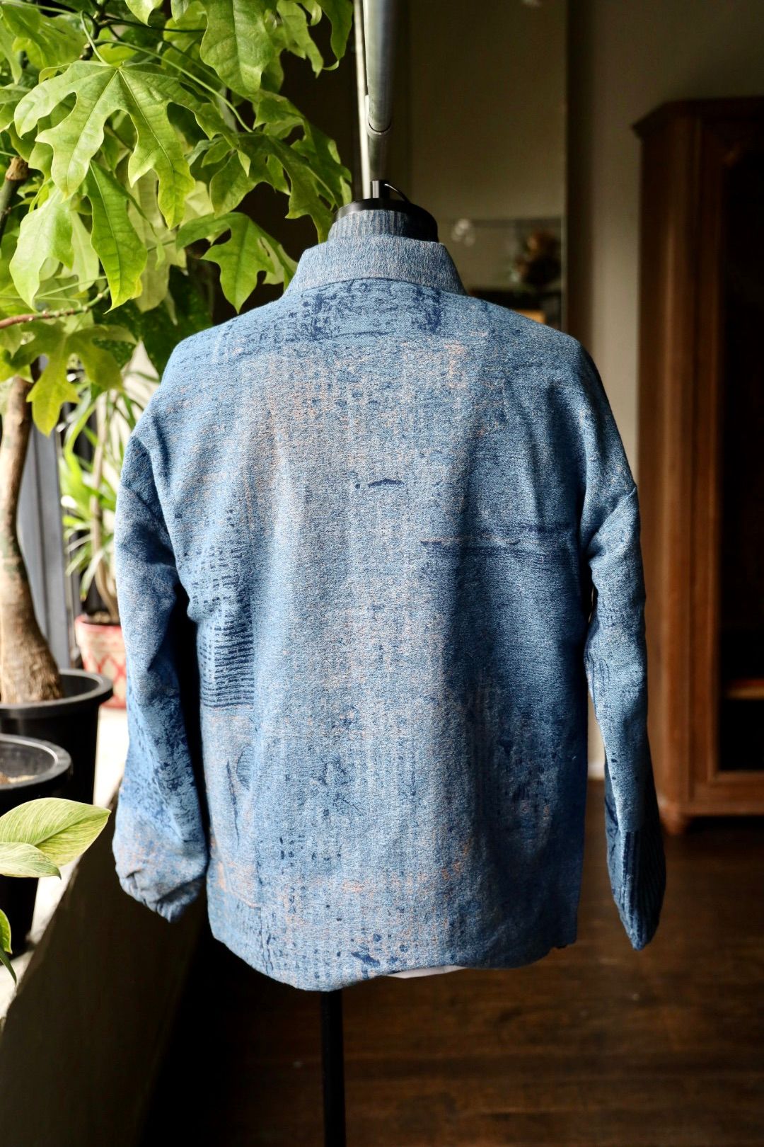 ファンダメンタル デニムシャツ BORO JAQUARD COACH 3YR WASH(FA25JK47U)INDIGO☆新作発売！