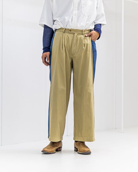 YOKE SPRING SUMMER 2026 Connected Chino&Denim Pants(YK26SS01214P)BEIGE☆12月20日(土)発売！