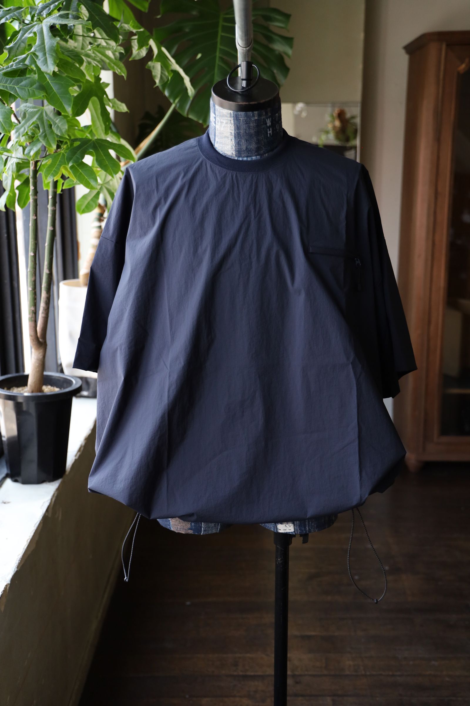 S.F.C 25SS エスエフシー TECH POCKET NYLON SS TEE(SFCSS25S07)Navy☆3月29日(土)発売！