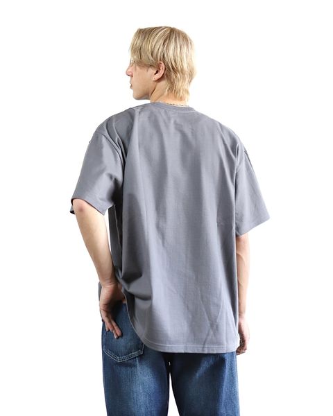 グラフペーパー24SS Heavy Weight S/S Oversized Tee (GRAY)style 2024.3.15