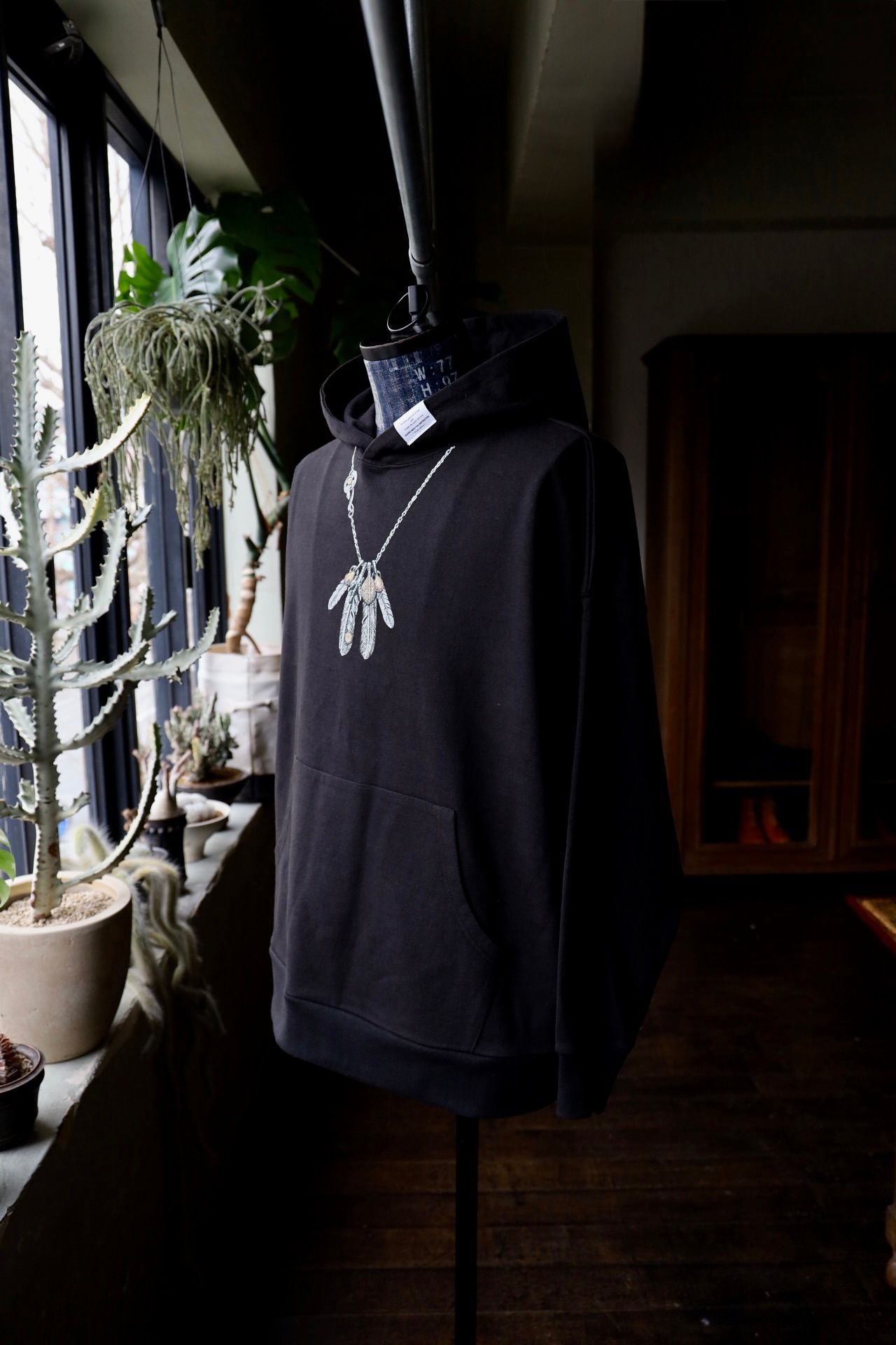 トーキングアバウト ジ アブストラクション 25SS パーカ NATIVE TOP PARKA (NPT-PK-001)BLACK
