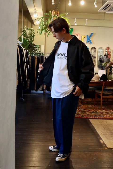 S.F.C 23FW LEATHER BIG JACKETスタイル