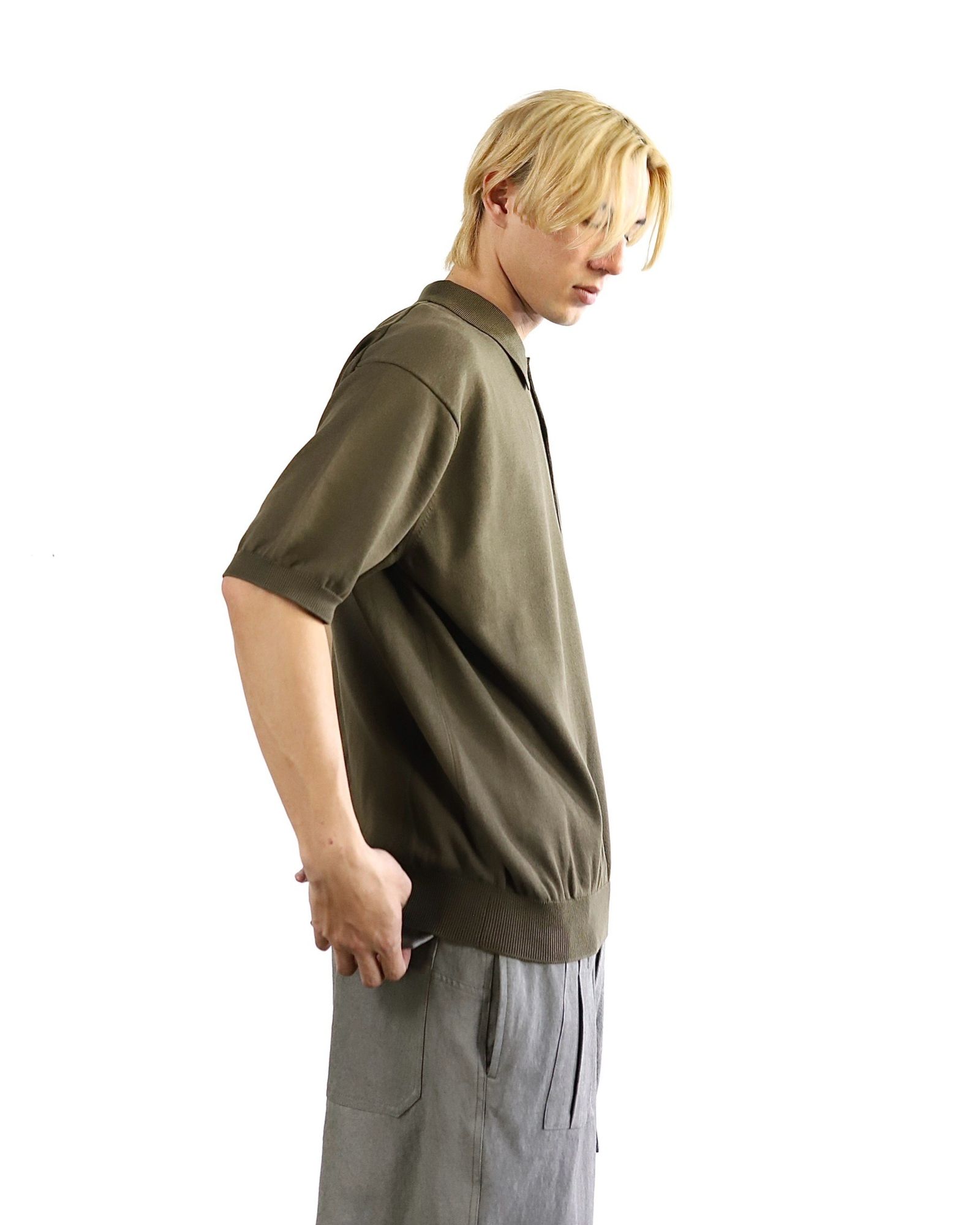 A.PRESSE 24SS Cotton Knit S/S Polo Shirts style 2024.4.13
