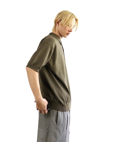 A.PRESSE 24SS Cotton Knit S/S Polo Shirts style 2024.4.13