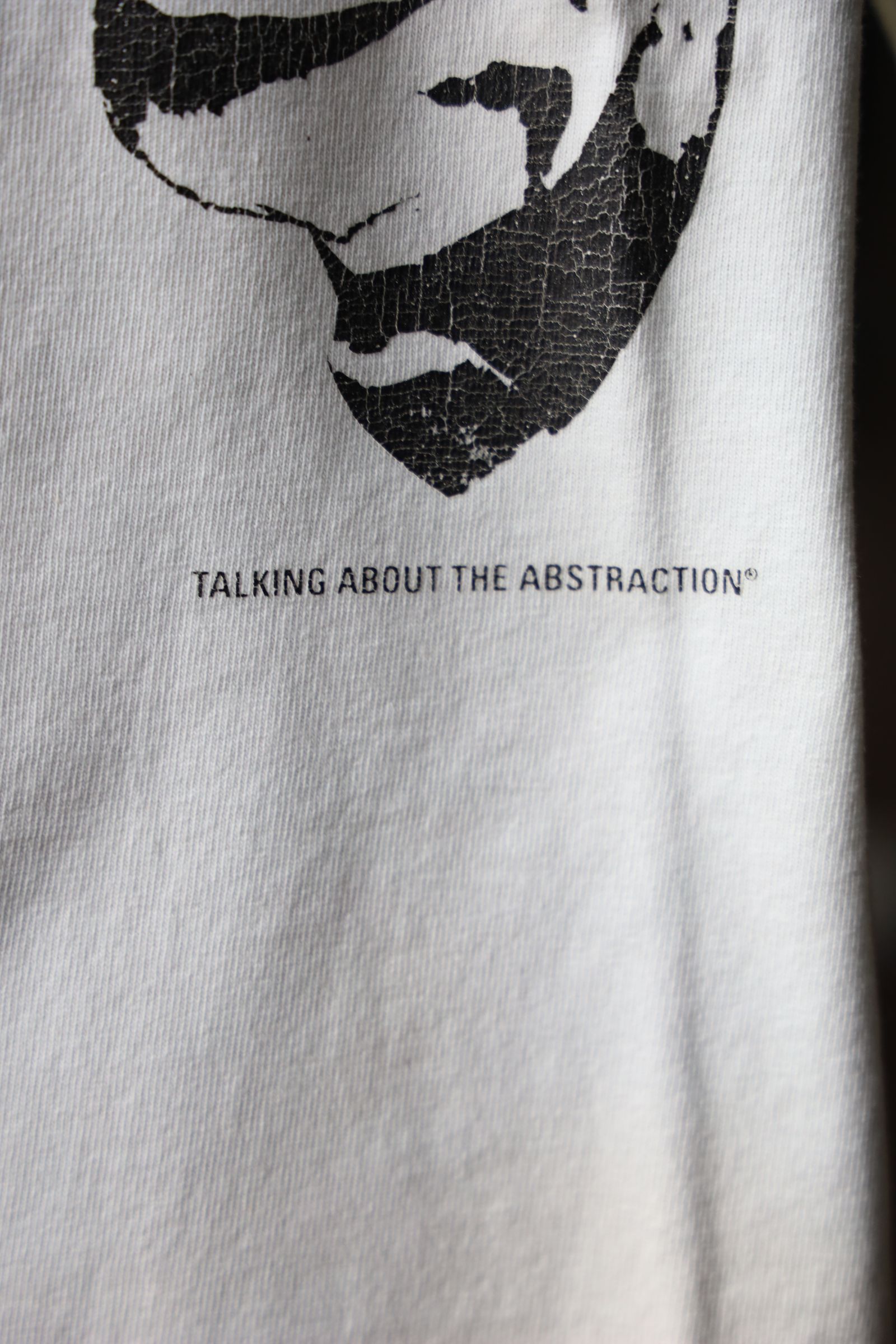 トーキングアバウト ジ アブストラクション 25AW USED PROCESSING TEE(2526AW-T-001F)WHITE☆新作発売！