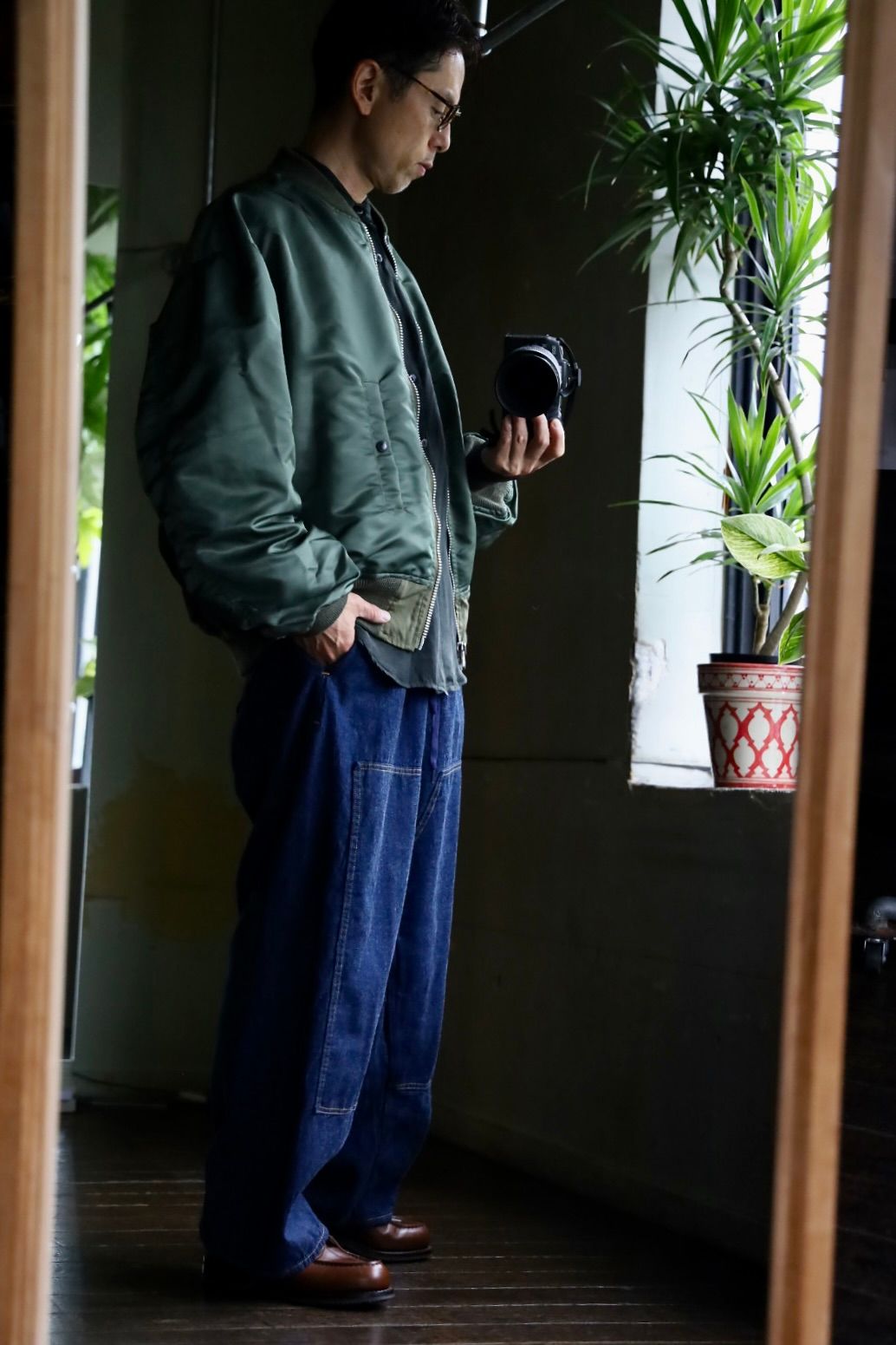 eYe JUNYA WATANABE MAN x Needles WネームMA-1ジャケットスタイル2025.8.22.