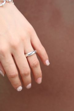 ショロジュエリーリング Single Twist Ring (XOR063)SILVER925