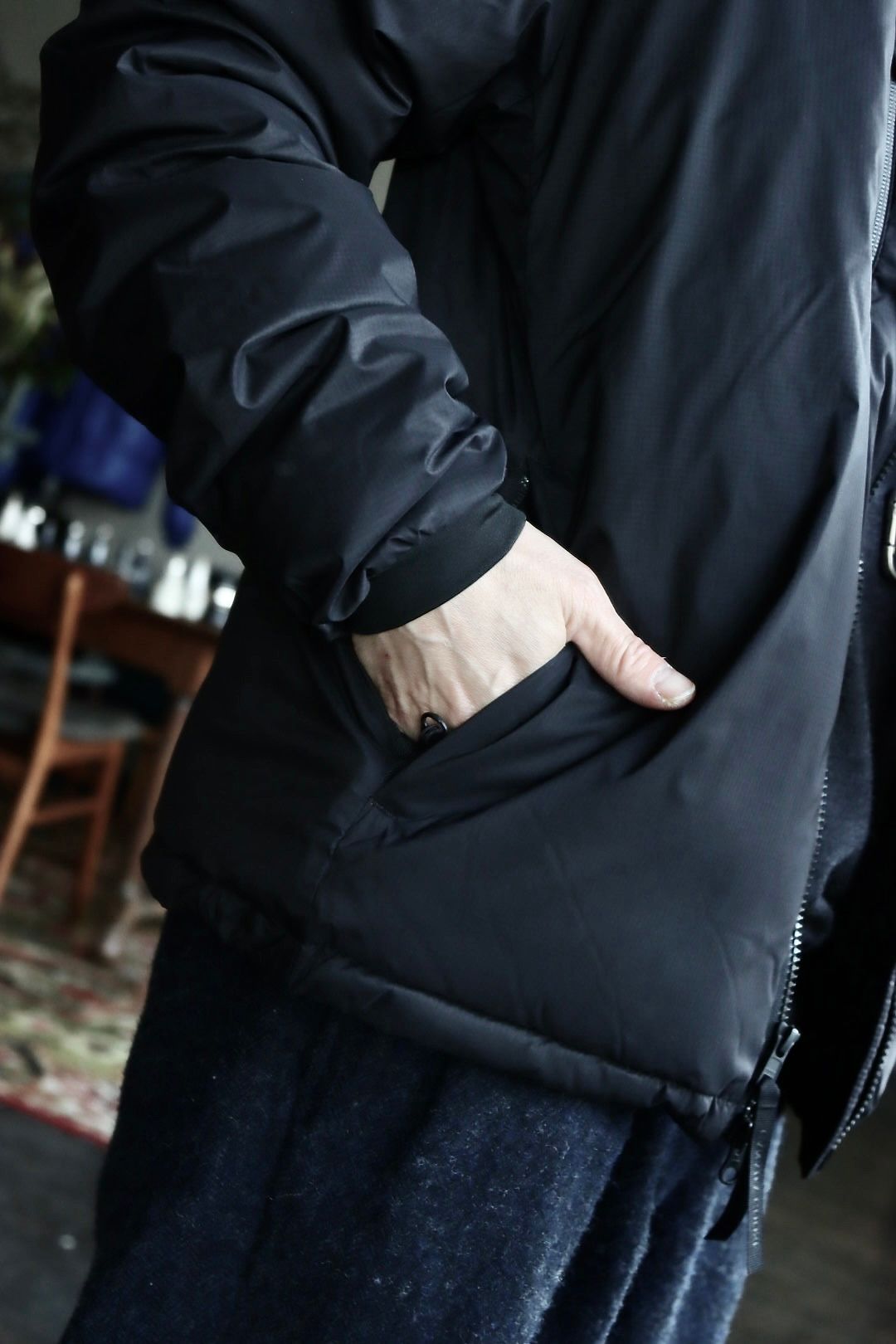 CANADA GOOSE Lodge Jacket Black Labelスタイル.2023.12.18.