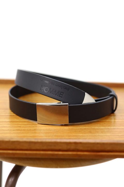 コムデギャルソンオム ステアオイルスムースベルト(HQ-K301-051)BLACK☆2月6日(金)発売！