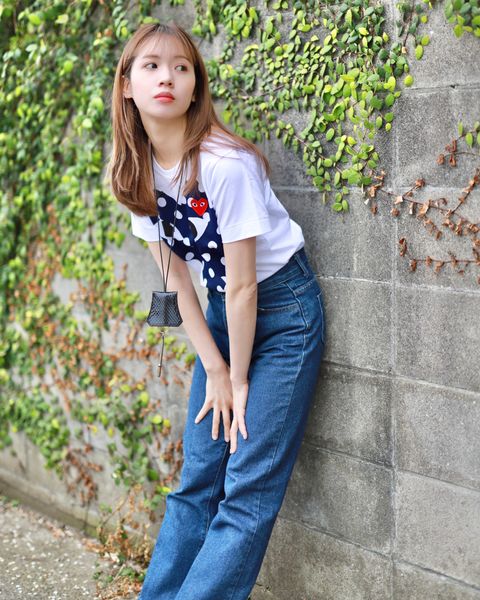プレイ コムデギャルソン 新作Polka Dot Big Heart T-Shirt style.2023.3.19