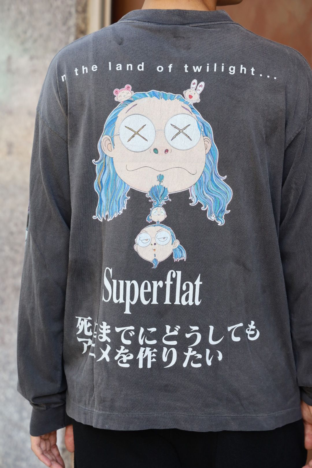 モノノケ・メイド L/S T-SHIRT_SUPERFLAT(MT-MK8-0000-008)BLACK☆新作発売！