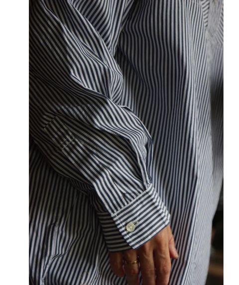 FreshService CORPORATE STRIPE ANORAK SHIRTスタイル