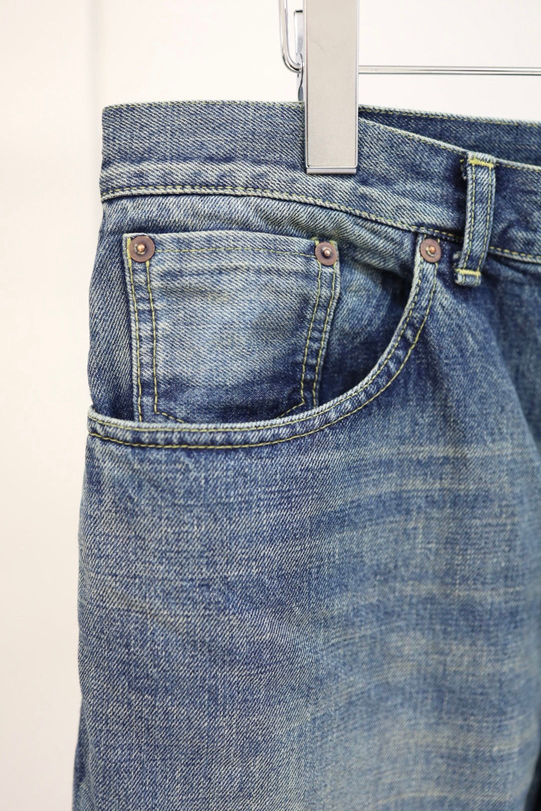 marka マーカ 26SS CLEAN CYLINDER FIT JEANS(M26A10PT12C)INDIGO V.W☆新作発売！
