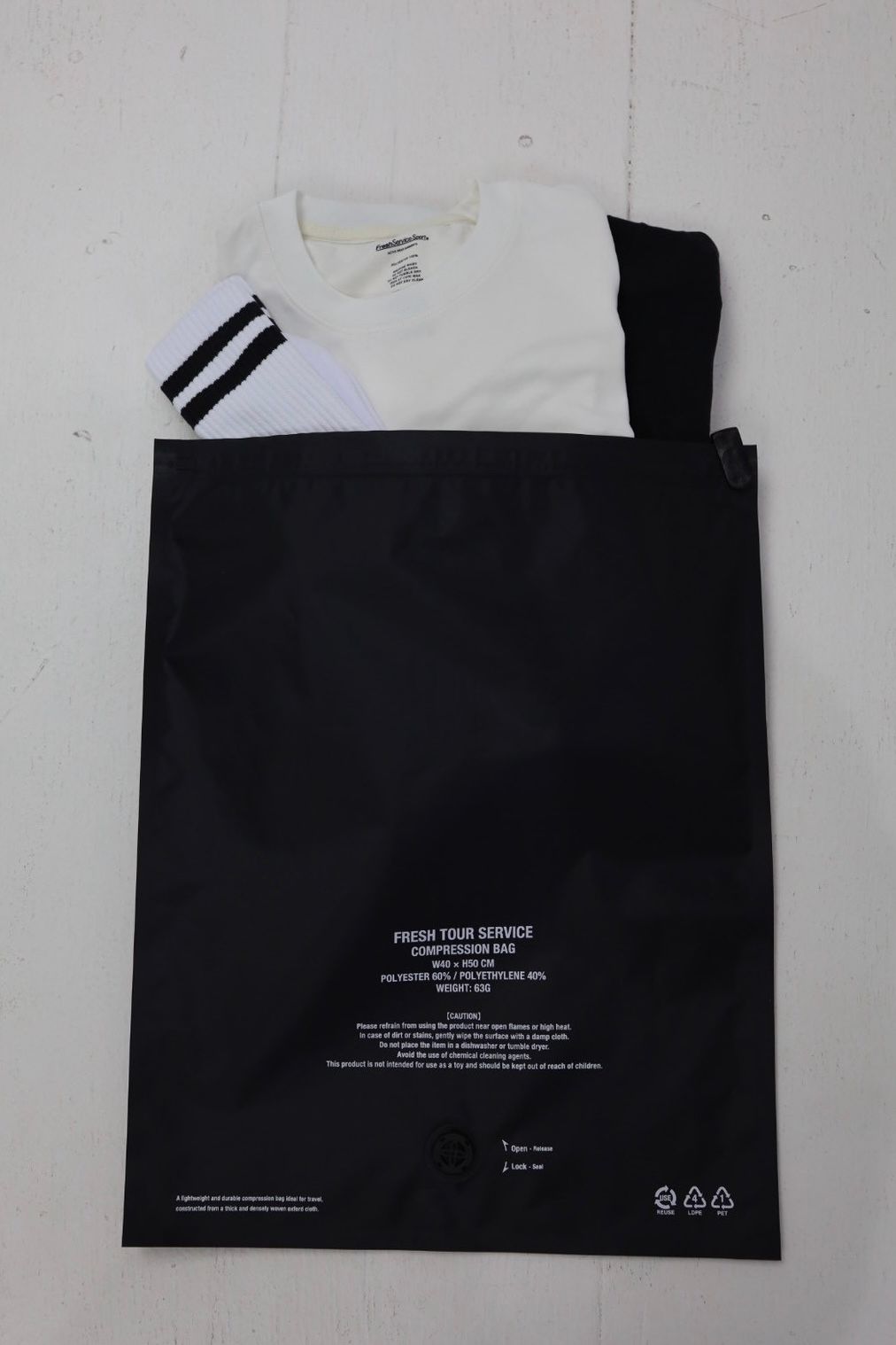 フレッシュサービス 2-PACK COMPRESSION BAG_M(FSP261-90067)BLACK☆1月17日(土)新作発売！