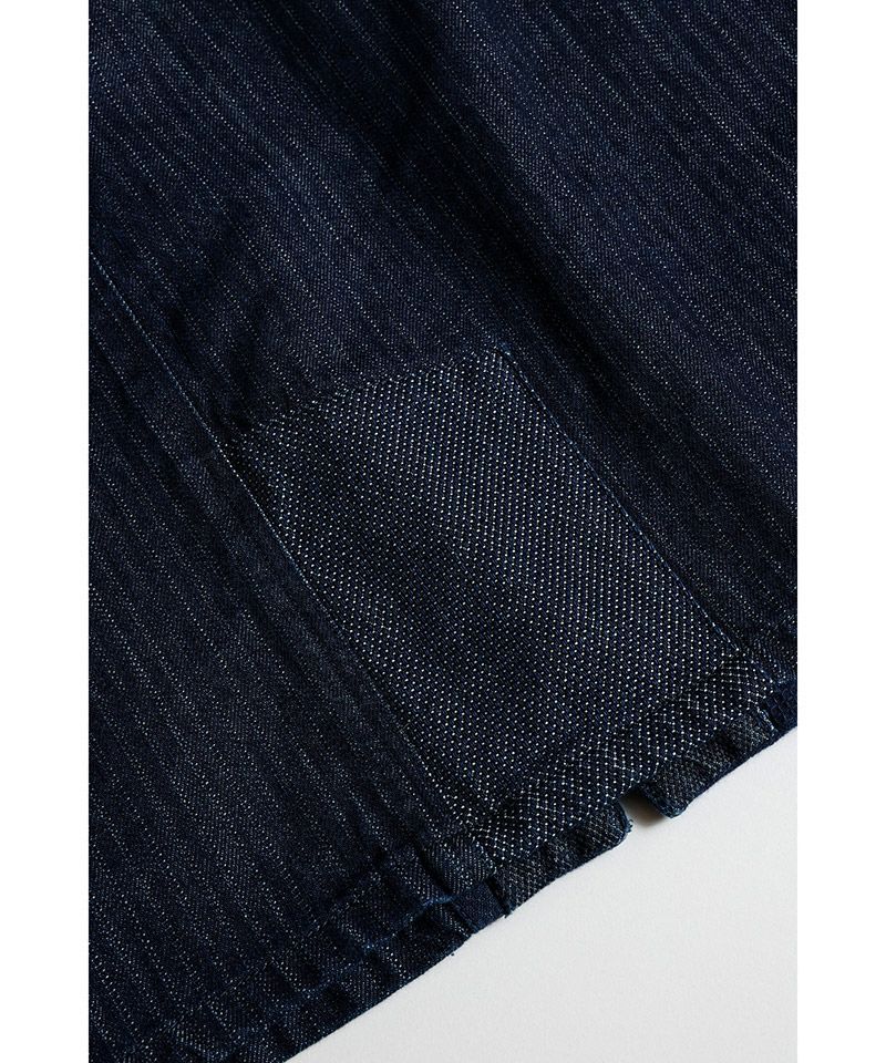 ファンダメンタル デニムシャツ COVERALL JACKET RINSE(FA25JK31R)INDIGO☆新作発売！