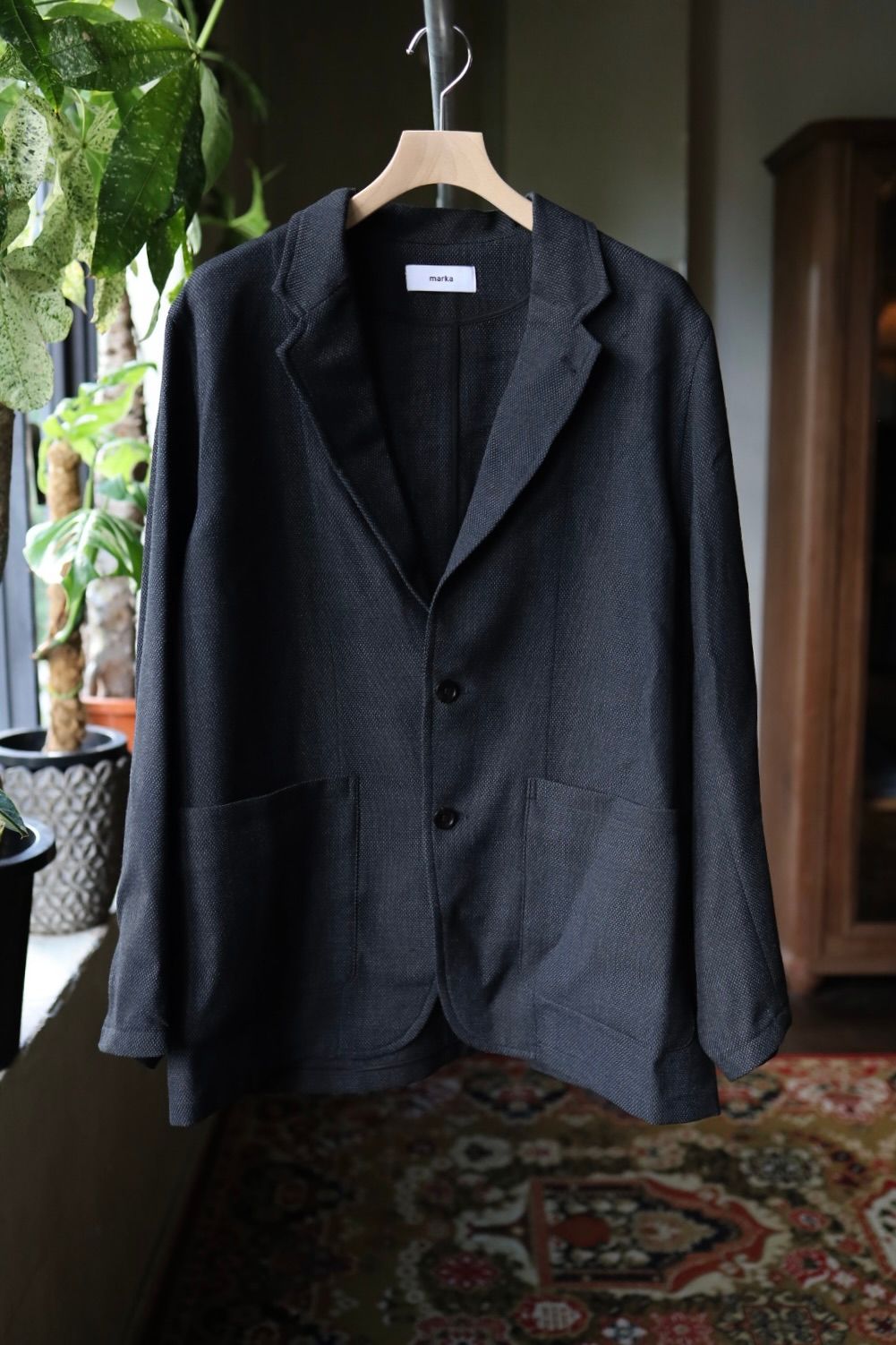 マーカ 26AW STROLL AROUND JACKET(M26C10JK01C)GRAY BIRD’S-EYE☆新作発売！