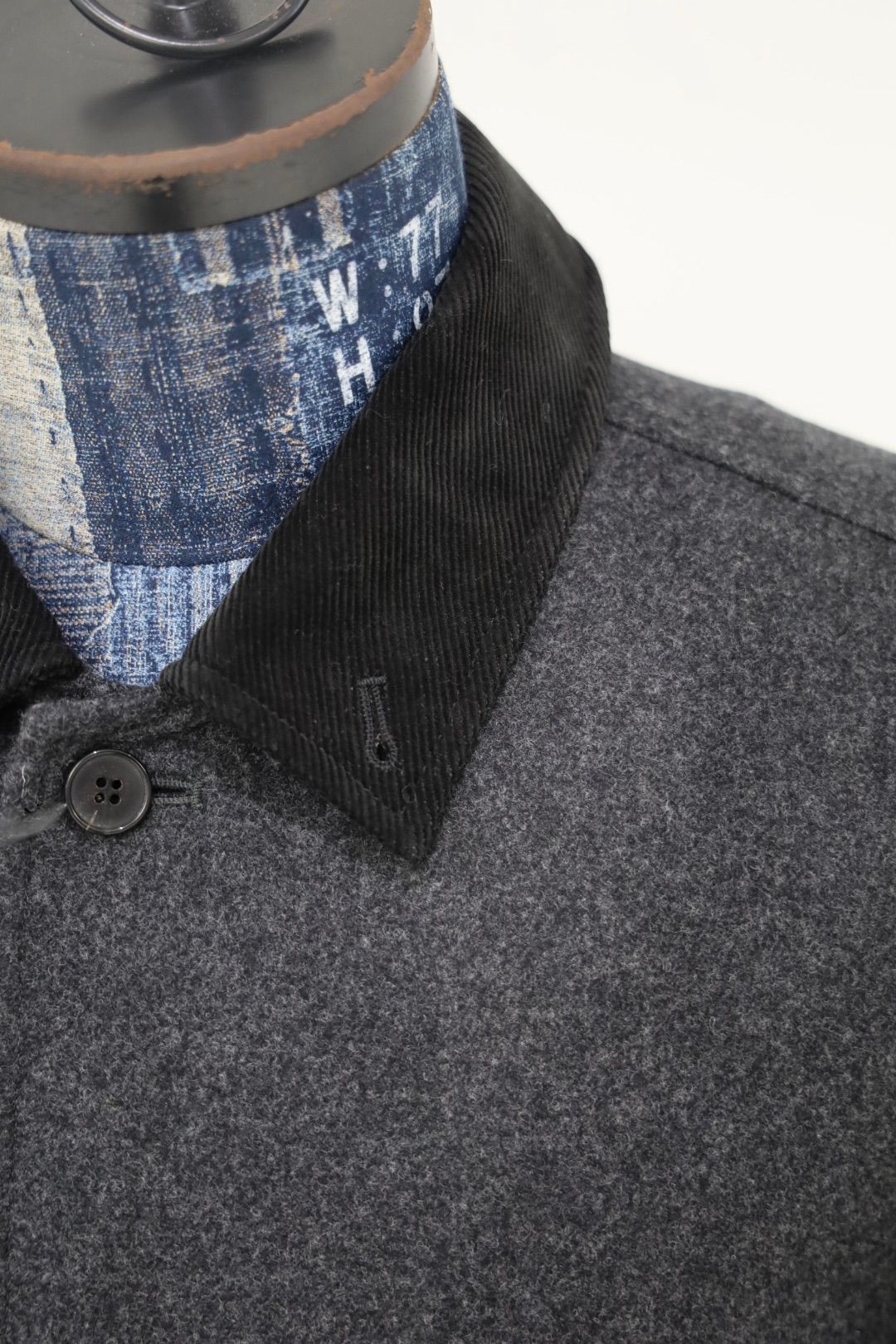 ANOTHER OFFICEアナザーオフィス Santiago Cashmere Work Jacket(AOEFJK011)Heather Charcoal☆10月10日(金)新作発売！