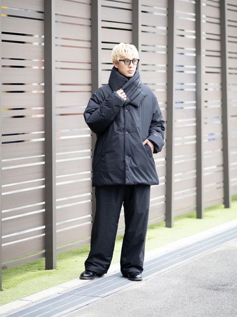 Graphpaper PERTEX® QUANTUM AIR Bal Collar Down Coat (BLACK)9月26日(土)新作発売！