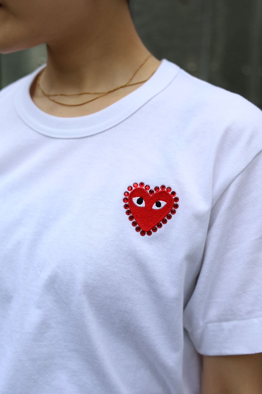 PLAY COMME des GARCONS ハーフスリーブTシャツ(レッドハート