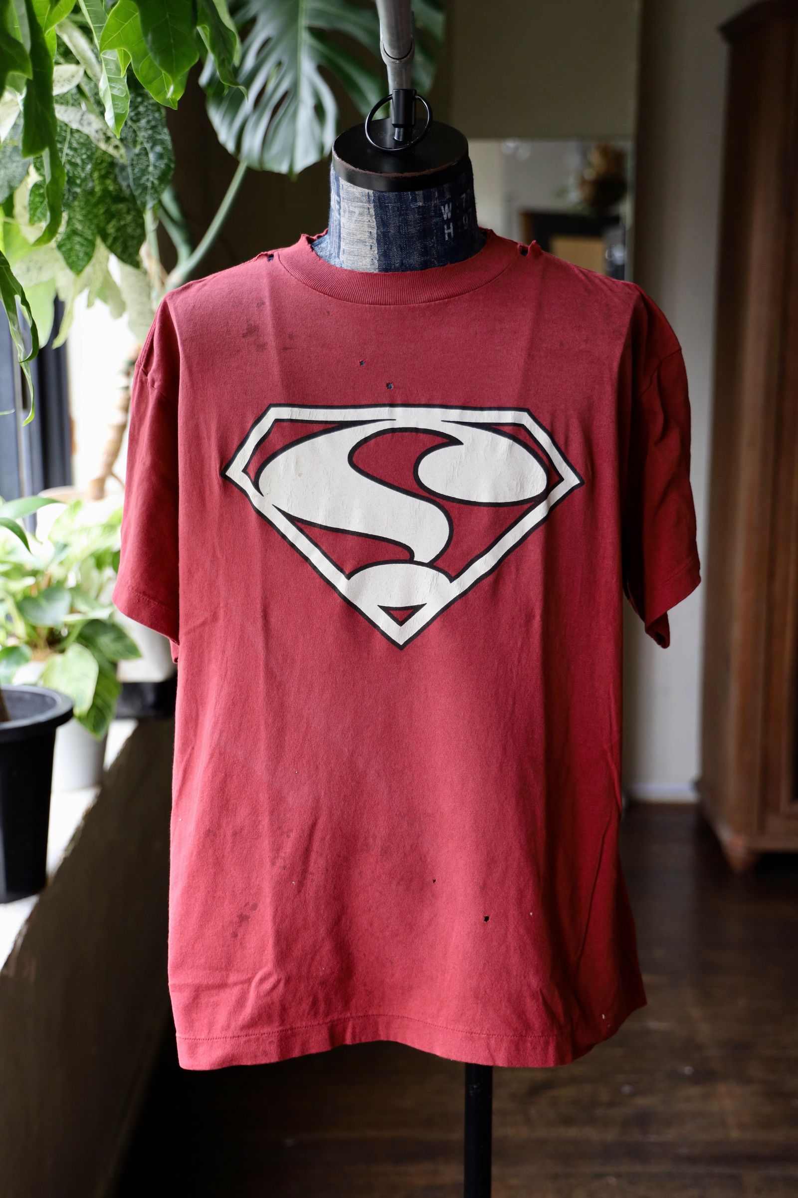 Tシャツ・カットソー SAINT MICHAEL SS25 Shirts (SM HR8 0000 C30 RED) SAINT M×××××× - セントマイケル Tシャツ ? SS TEE(SM-HR8-0000