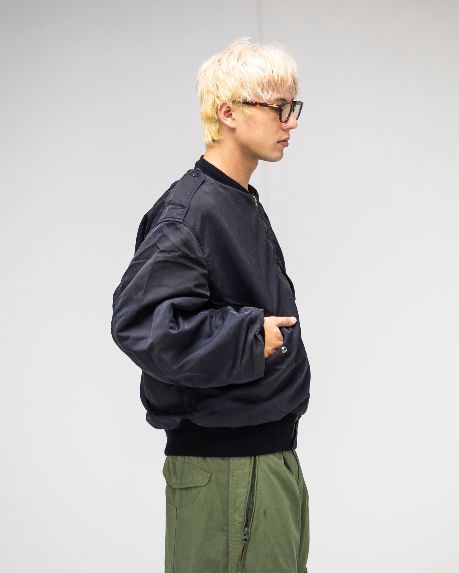 BOW WOW 25FWバウワウ ジャケットL-2B FLIGHT JACKET AGED(BW252-L2FJ) AGED BLACK