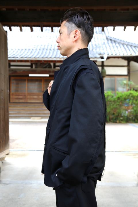 Yohji Yamamoto S-WリブラップPパンツ Mix Style.2020.10.21.