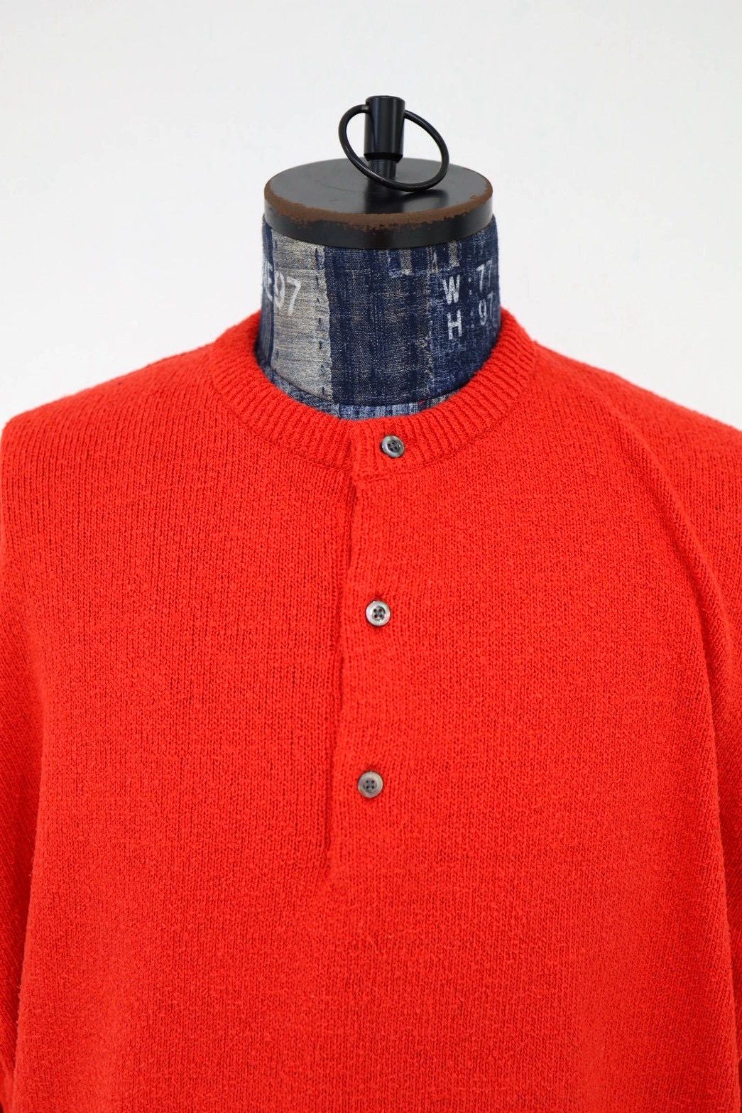 アプレッセ 2026 STYLE1 Washed Silk Nep Henry Neck Sweater(26SAP-03-08)RED☆1月10日(土)発売！