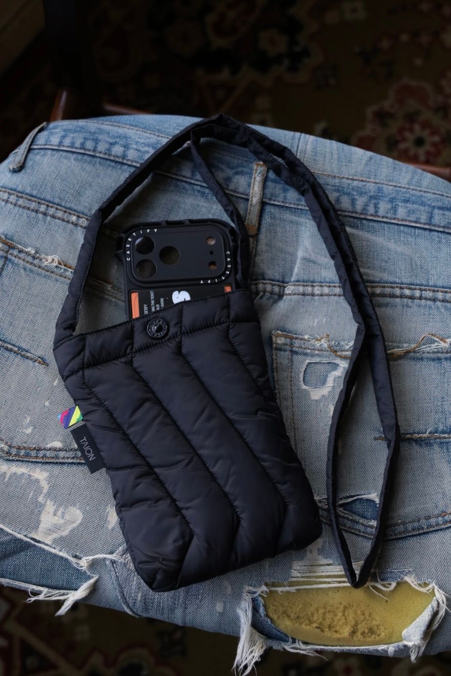 イズネス 25AW DOWN POUCH is-ness×TAION (25AW_35_1007AWDOWNBG01)BLACK☆新作発売！