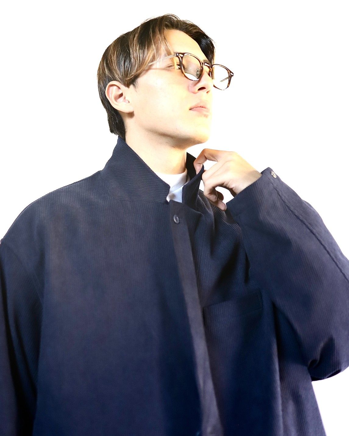 FreshService DRY CORDUROY JACKET"NAVY"スタイル