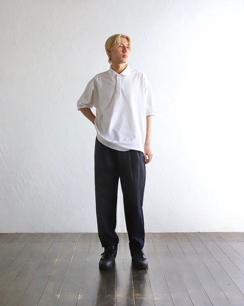 FreshService 24SS 新作DRY PIQUE JERSEY S/S POLO(WHITE) style 2024.3.22