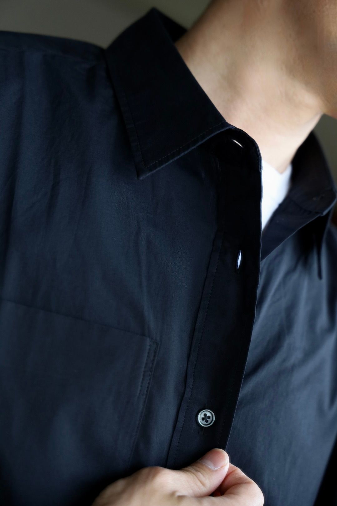 フレッシュサービス CORPORATE UNIFORM S/S SHIRT(BLACK)