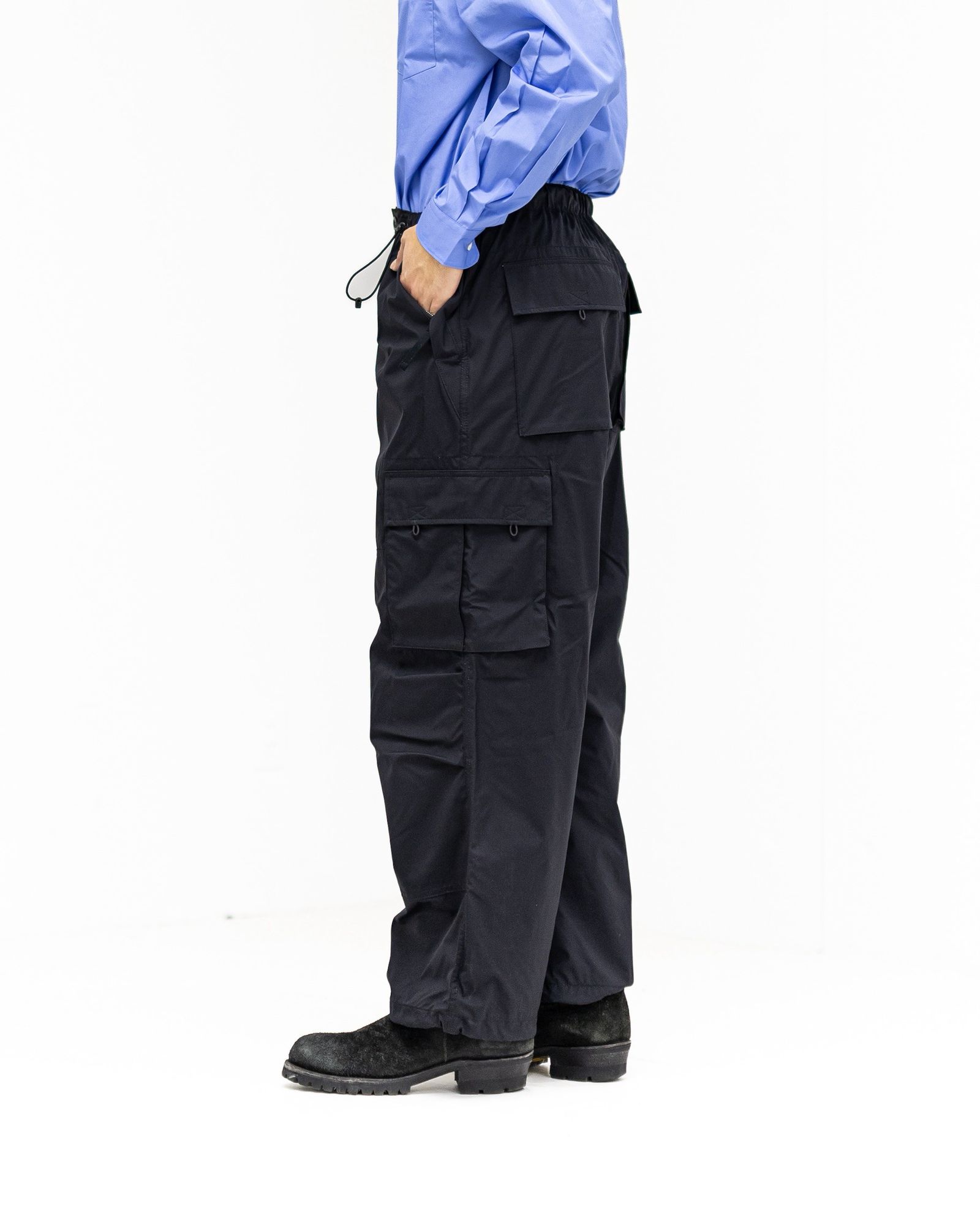 コムデギャルソンオム26SS ナイロンタフタ3層パンツ(HQ-P011-051)BLACK☆2月6日(金)発売！