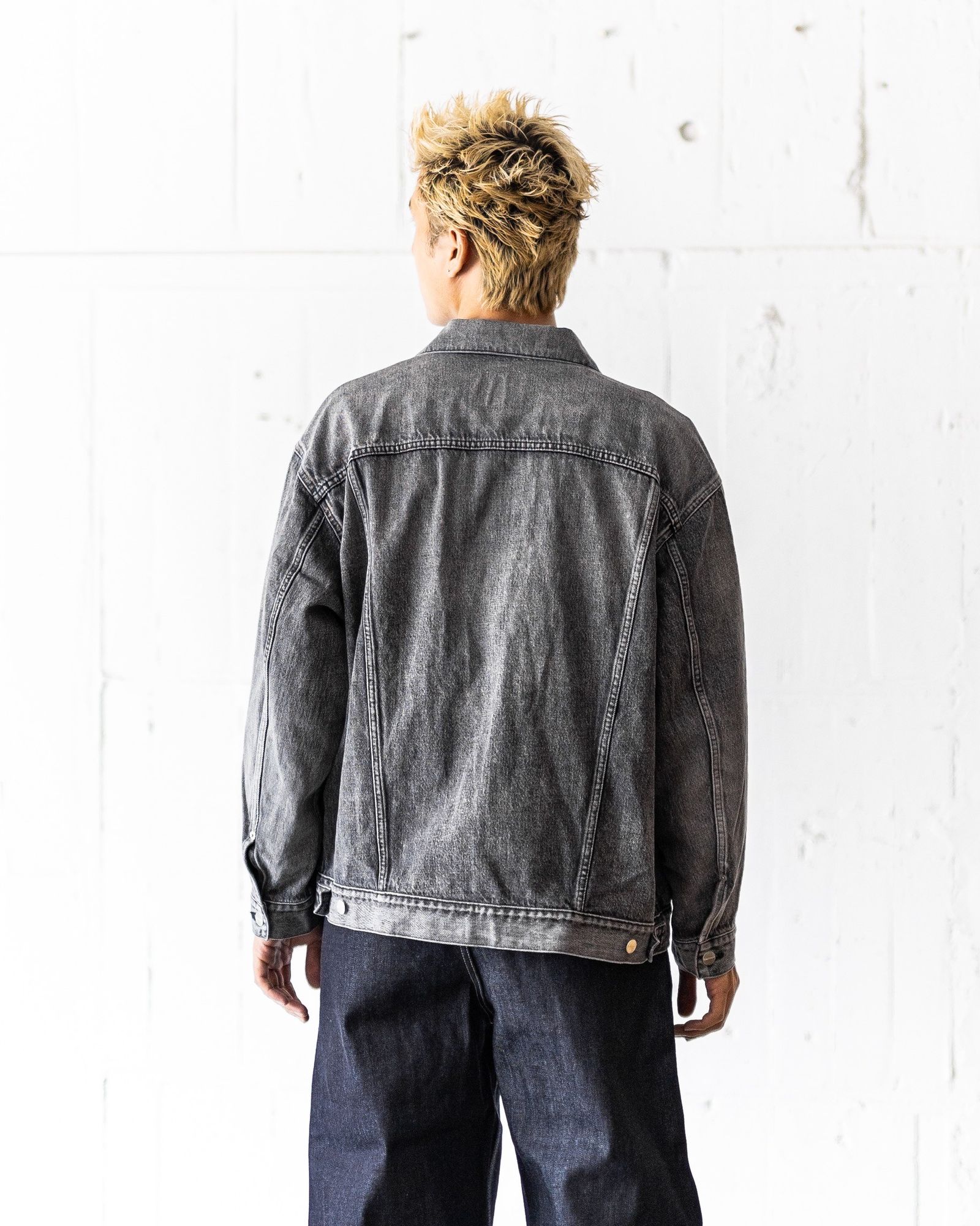 ジャケット・アウター graphpaper Selvage Denim Trucker Jacket Graphpaper (グラフペーパー) Selvage Denim Trucker Jacket