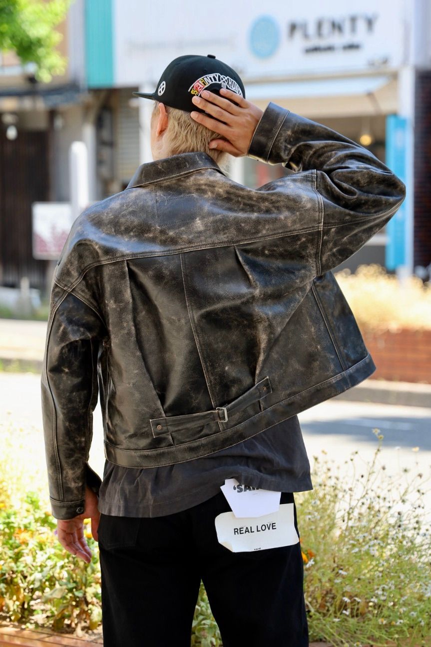 SAINT Mxxxxxx BBJ_LEATHER JACKET スタイル ！